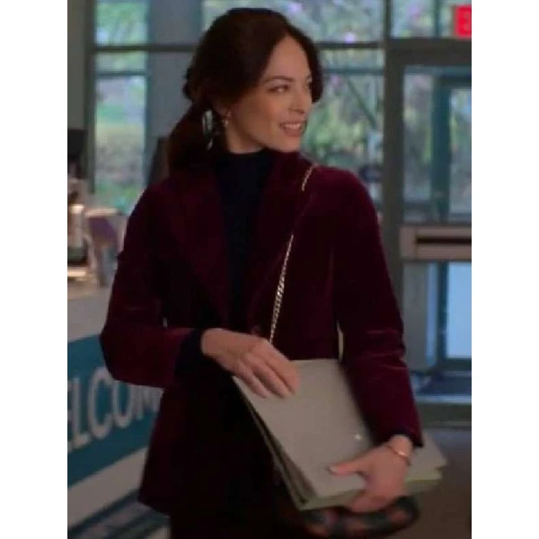 Cassandra Lee Murder in a Small Town Velvet Blazer