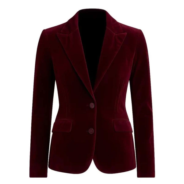 Cassandra Lee Murder in a Small Town Velvet Blazer