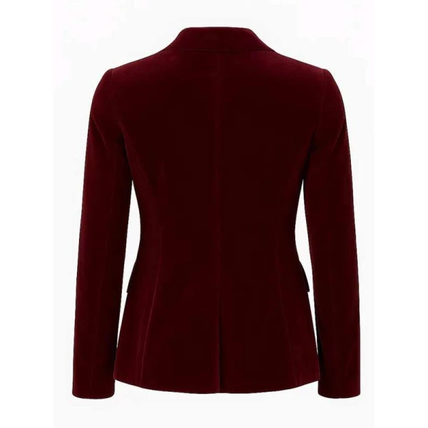 Cassandra Lee Murder in a Small Town Velvet Blazer