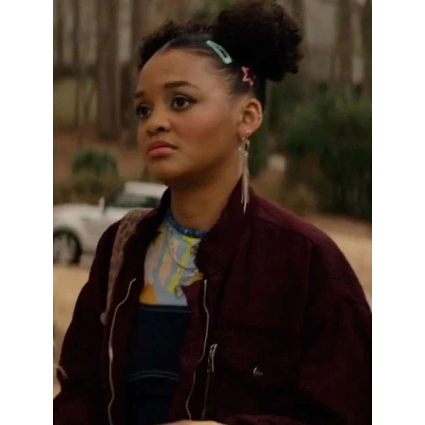 Celeste O Connor Scream 7 Maroon Jacket