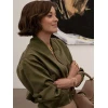 Celine Dumont The Morning Show Green Bomber Jacket Celine Dumont The Morning Show Green Bomber Jacket