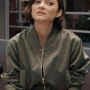 Celine Dumont The Morning Show Green Bomber Jacket