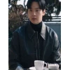 Cha Soo-yeol Queen Mantis Black Leather Jacket Cha Soo-yeol Queen Mantis Black Leather Jacket