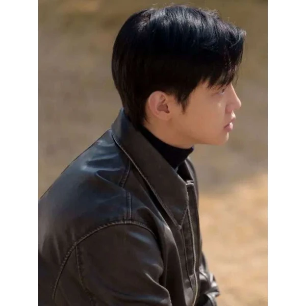 Cha Soo-yeol Queen Mantis Black Leather Jacket Cha Soo-yeol Queen Mantis Black Leather Jacket