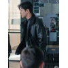 Cha Soo-yeol Queen Mantis Shearling Leather Jacket Cha Soo-yeol Queen Mantis Shearling Leather Jacket