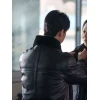 Cha Soo-yeol Queen Mantis Shearling Leather Jacket Cha Soo-yeol Queen Mantis Shearling Leather Jacket
