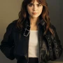 Charlie Harper 2025 Emilia Jones Leather Jacket