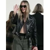 Charlize Theron Fashion Show 2025 Leather Jacket