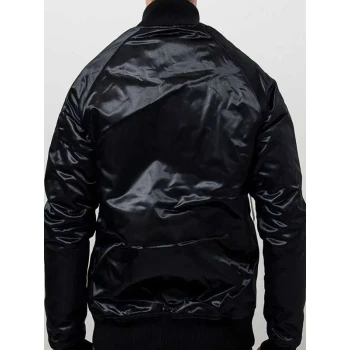 Charlotte Hornets Black Bomber Jacket