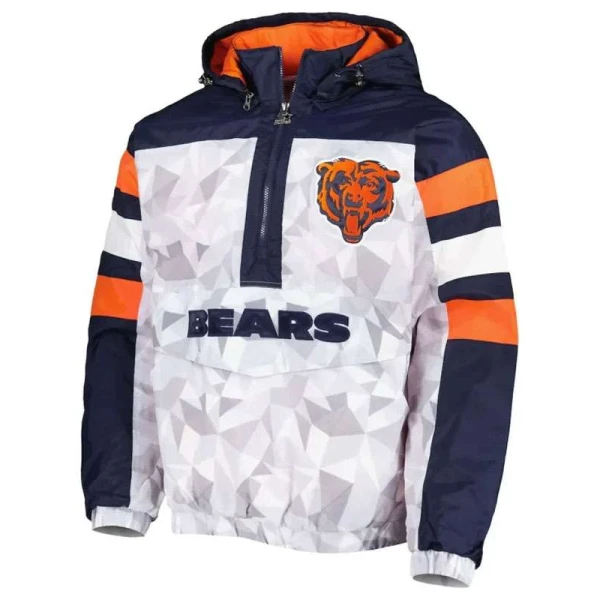 Chicago Bears Gridiron Raglan Hooded Jacket