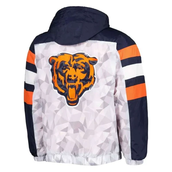 Chicago Bears Gridiron Raglan Hooded Jacket