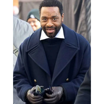 Chiwetel Ejiofor Bridget Jones Leicester Square Wool Coat
