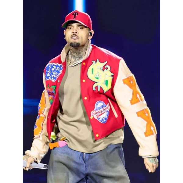 Chris Brown Breezy Bowl XX Varsity Jacket Chris Brown Breezy Bowl XX Varsity Jacket
