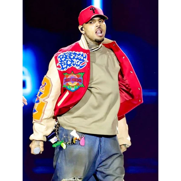 Chris Brown Breezy Bowl XX Varsity Jacket Chris Brown Breezy Bowl XX Varsity Jacket