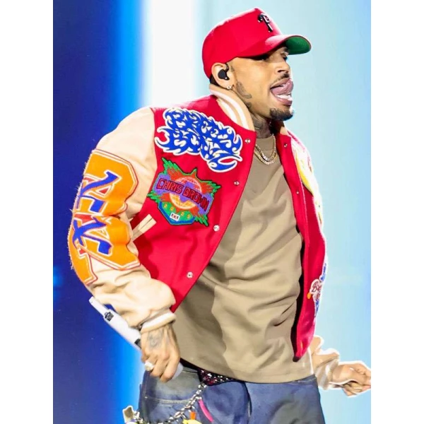 Chris Brown Breezy Bowl XX Varsity Jacket Chris Brown Breezy Bowl XX Varsity Jacket