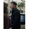 Chris Hemsworth Crime 101 Black Wool Jacket