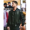 Chris Hemsworth Crime 101 Bomber Leather Jacket