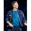 Chris Martin Coldplay Concert 2025 Blue Jacket