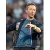 Chris Martin Coldplay Concert 2025 Blue Jacket