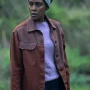 Christine Adams Hijack S02 Brown Jacket