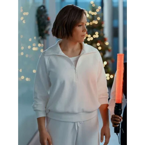 Christmas Above the Clouds Ella Neezer White Tracksuit