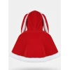 Christmas Bunny Hooded Cloak