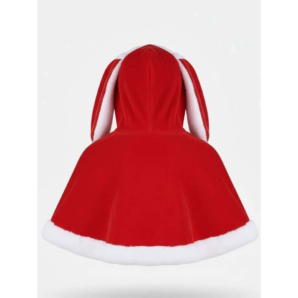 Christmas Bunny Hooded Cloak