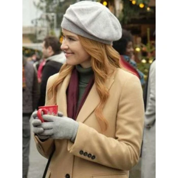 Christmas in Vienna Sarah Drew Wool Coat