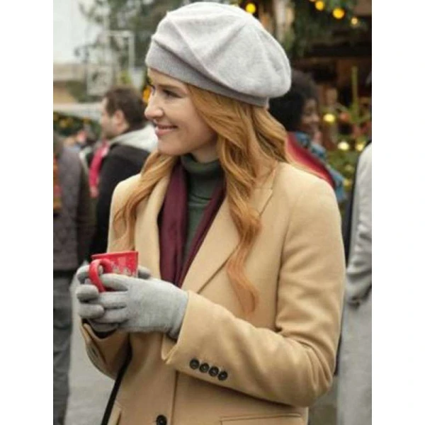 Christmas in Vienna Sarah Drew Wool Coat