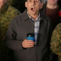 Christmas on Duty Peter Jacobson Grey Jacket