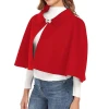 Christmas Red Crop Cape