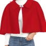 Christmas Red Crop Cape