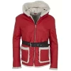 Christmas Red Santa Leather Jacket