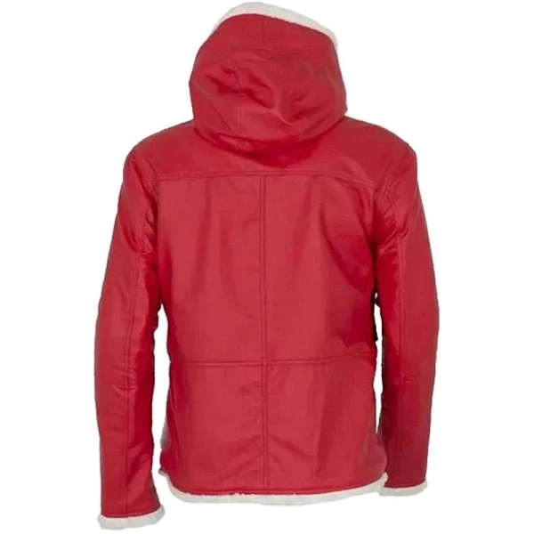 Christmas Red Santa Leather Jacket