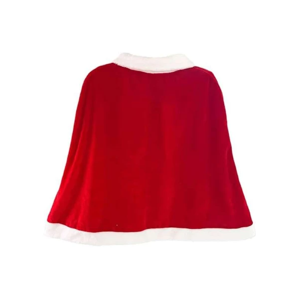 Christmas Velvet Shawl Cloak Cape