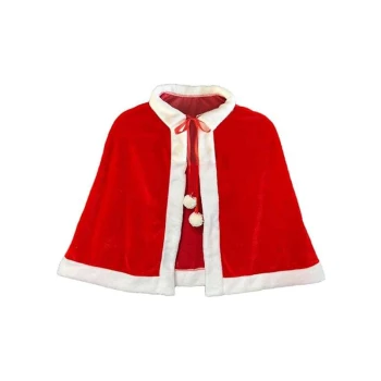 Christmas Velvet Shawl Cloak Cape