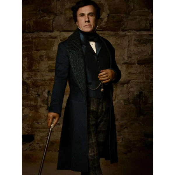 Christoph Waltz Frankenstein Black Trench Coat