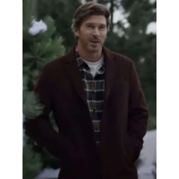 Christopher Russell A Christmas Prayer Brown Wool Coat