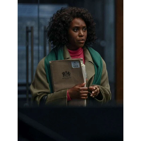 Clare-Hope Ashitey Hijack S02 Green Coat
