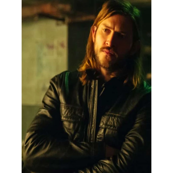Clayton Danvers Bitten Black Leather Jacket Clayton Danvers Bitten Black Leather Jacket