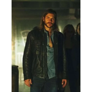 Clayton Danvers Bitten Black Leather Jacket