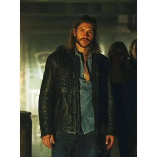 Clayton Danvers Bitten Black Leather Jacket Clayton Danvers Bitten Black Leather Jacket