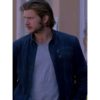 Clayton Danvers Bitten Blue Suede Jacket