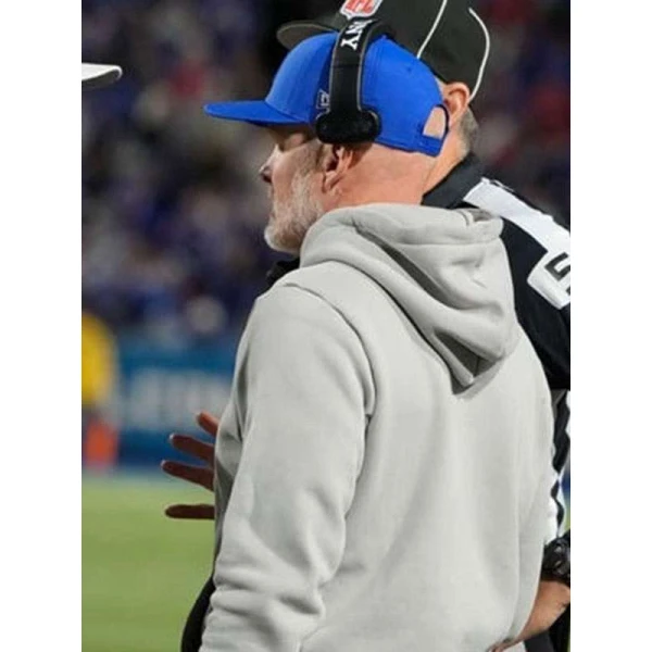 Coach Sean McDermott Buffalo Bills Grey Hoodie