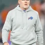 Coach Sean McDermott Buffalo Bills Grey Hoodie