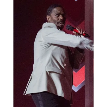 Colman Domingo The Running Man 2025 White Blazer