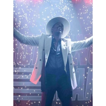 Colman Domingo The Running Man 2025 White Blazer