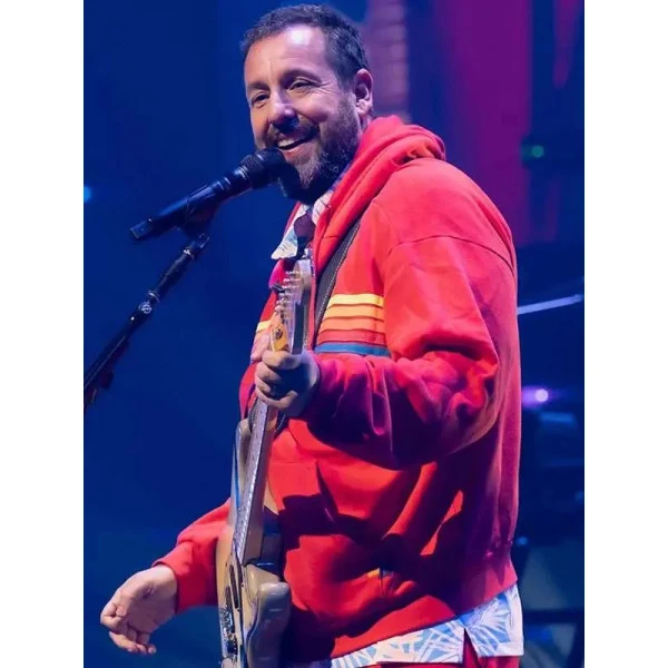 Adam Sandler Colonial Life Arena Red Hoodie Jacket 