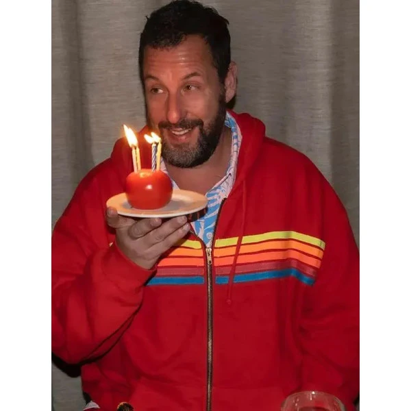Adam Sandler Colonial Life Arena Red Hoodie Jacket 