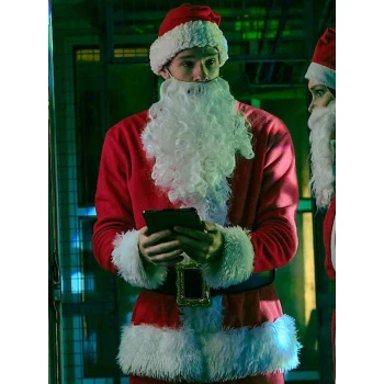 Connor Swindells Jingle Bell Heist Red Santa Coat